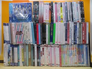 アニメDVDやCDなど約500枚をお譲り頂きました。